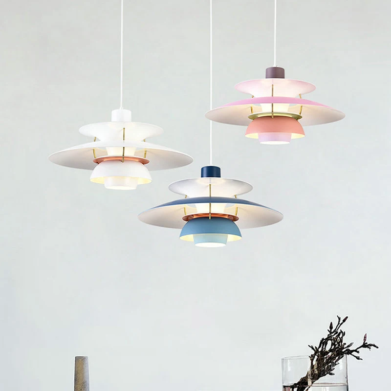 

Creative Art Pendant Lights Colorful Umbrella Led Suspend Lamp Dining Room Led Pendant Lamp Led Light Indoor Lighting Fixtures