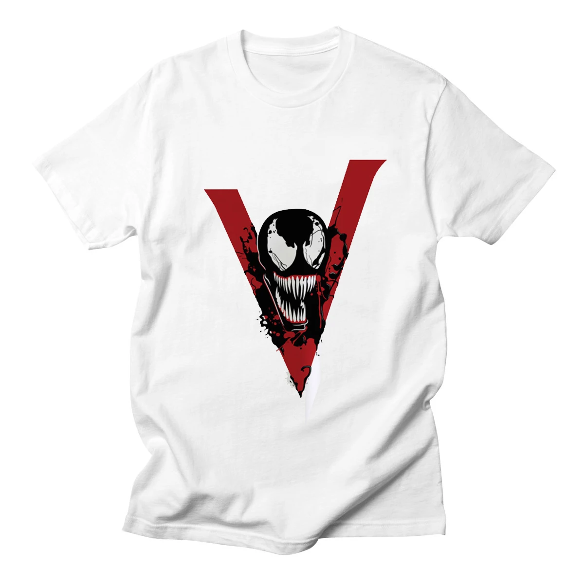 Venom Harajuku модная футболка мужская оригинальность Человек-паук хлопок фитнес забавная Футболка 100% хлопок футболка для человека