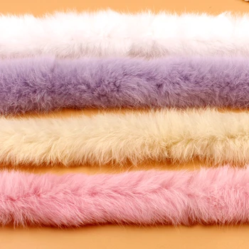 

Artificial Rabbit Fur Ribbon Tapes Furry Fluffy Trim Trimming DIY Home Decor Sewing Costume Crafts