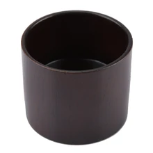 Деревянная чашка ручной работы для чая, кофе, пива чашка для питья воды Круглые Чайные Чашки Блюдца маленький подарок