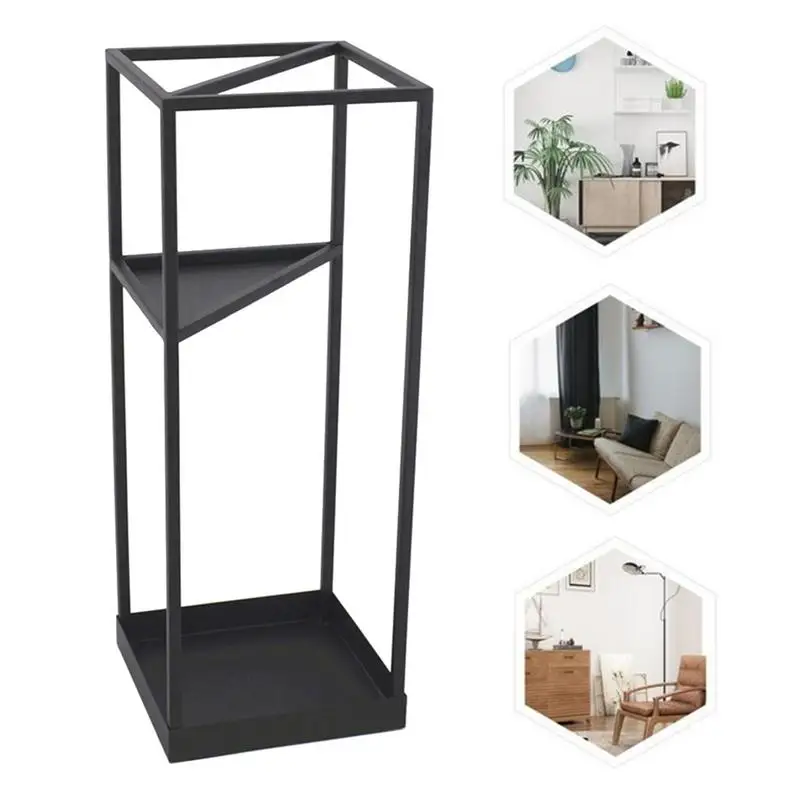 

Umbrella Storage Rack Wrought Iron Square Long And Short Umbrella Home Lobby Umbrella Storage Rack Home Finishing