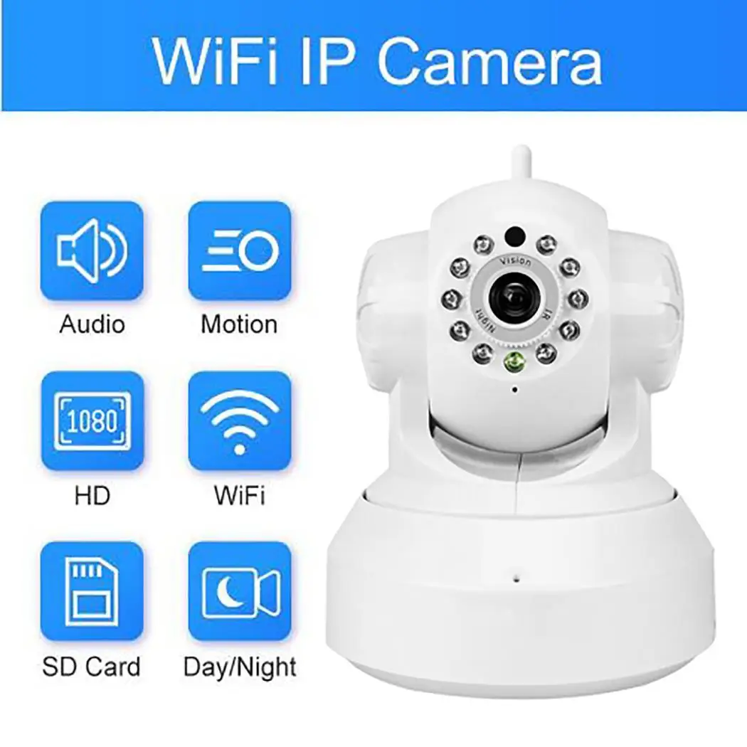 

720P Home Wireless Security Night Vision Surveillance Camera