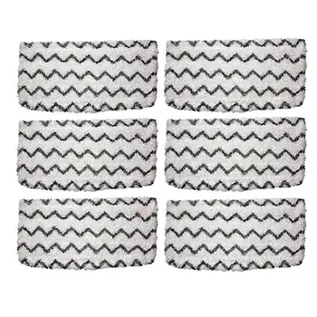 

6-Pack S1000 Replacement Microfiber Mop Pads Refills For Shark Steam Mop Hard Floor Cleaner Model S1000 S1000A S1000C S1000Wm