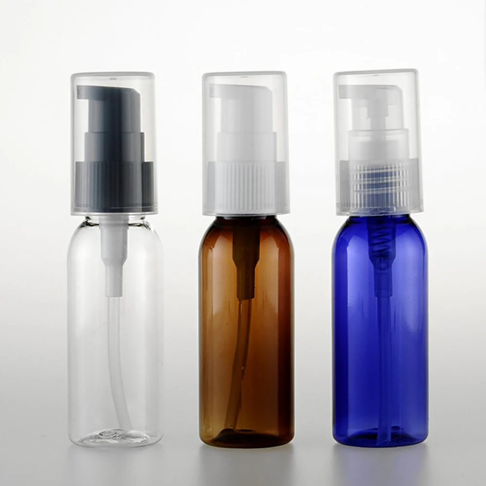 Travel portable plastic bottles 30ml serum bottle, PET 1oz colorful