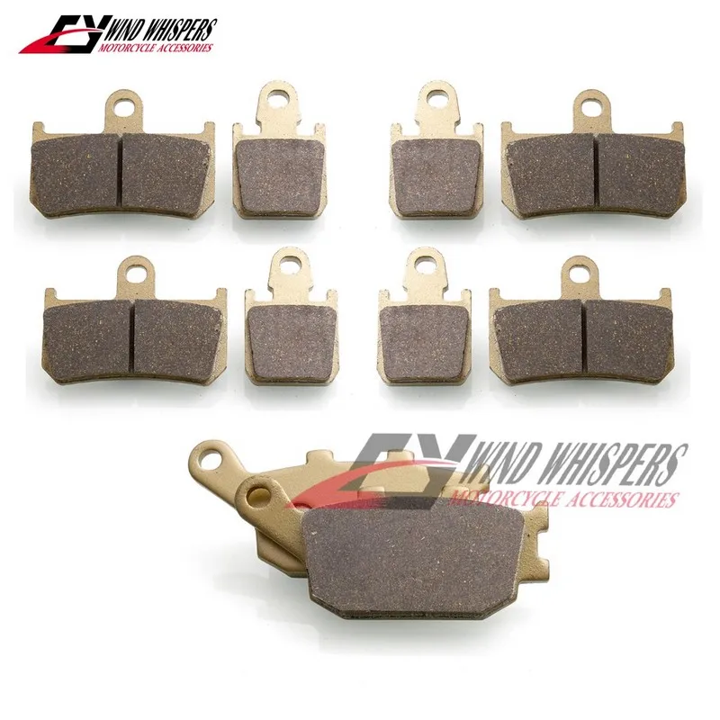 Copper fiber Motorcycle Front Rear Brake Pads For Yamaha YZFR1 YZF R1