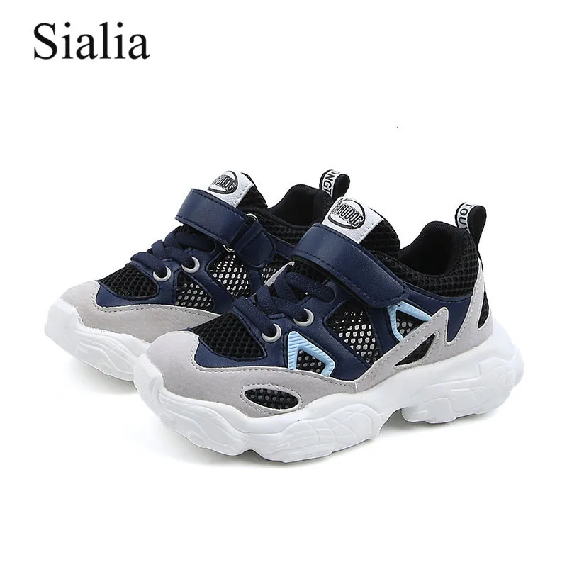 Sialia تنفس الاطفال رياضية للأطفال الفتيان الفتيات الأحذية حذاء رياضة رياضة الجري الصيف الربيع تنيس infantil مينينو
