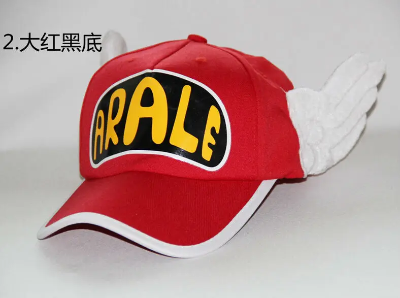 

Anime Cosplay Hats Dr.Slump Arale Angel Wings Summer Cap for Adult Size