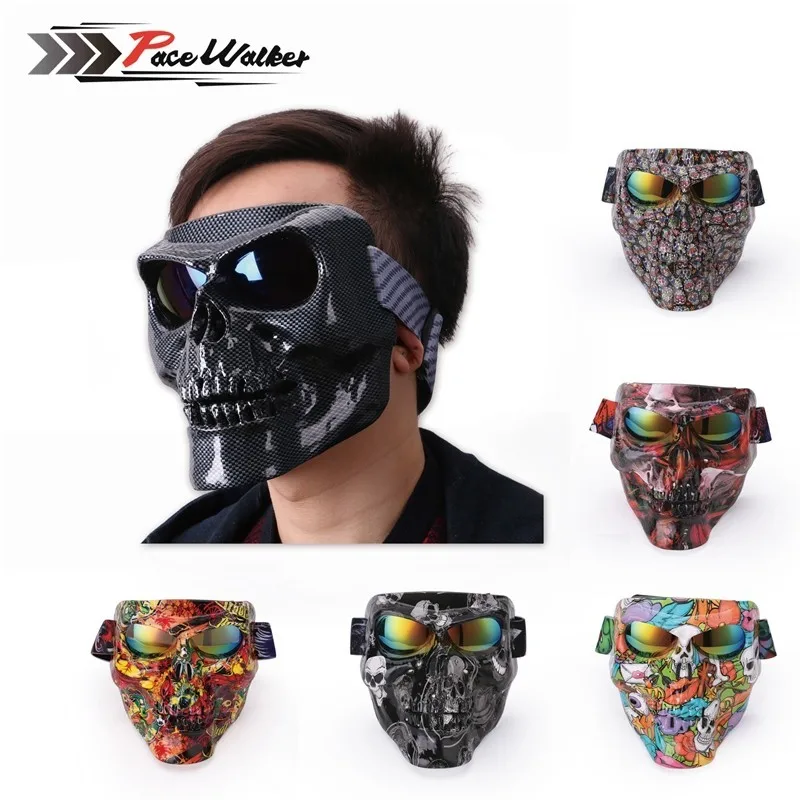

3D Motorcycle Accessories Goggles Helmet Mask SUV Protection Equipment Motorcycle Windproof Face Mask