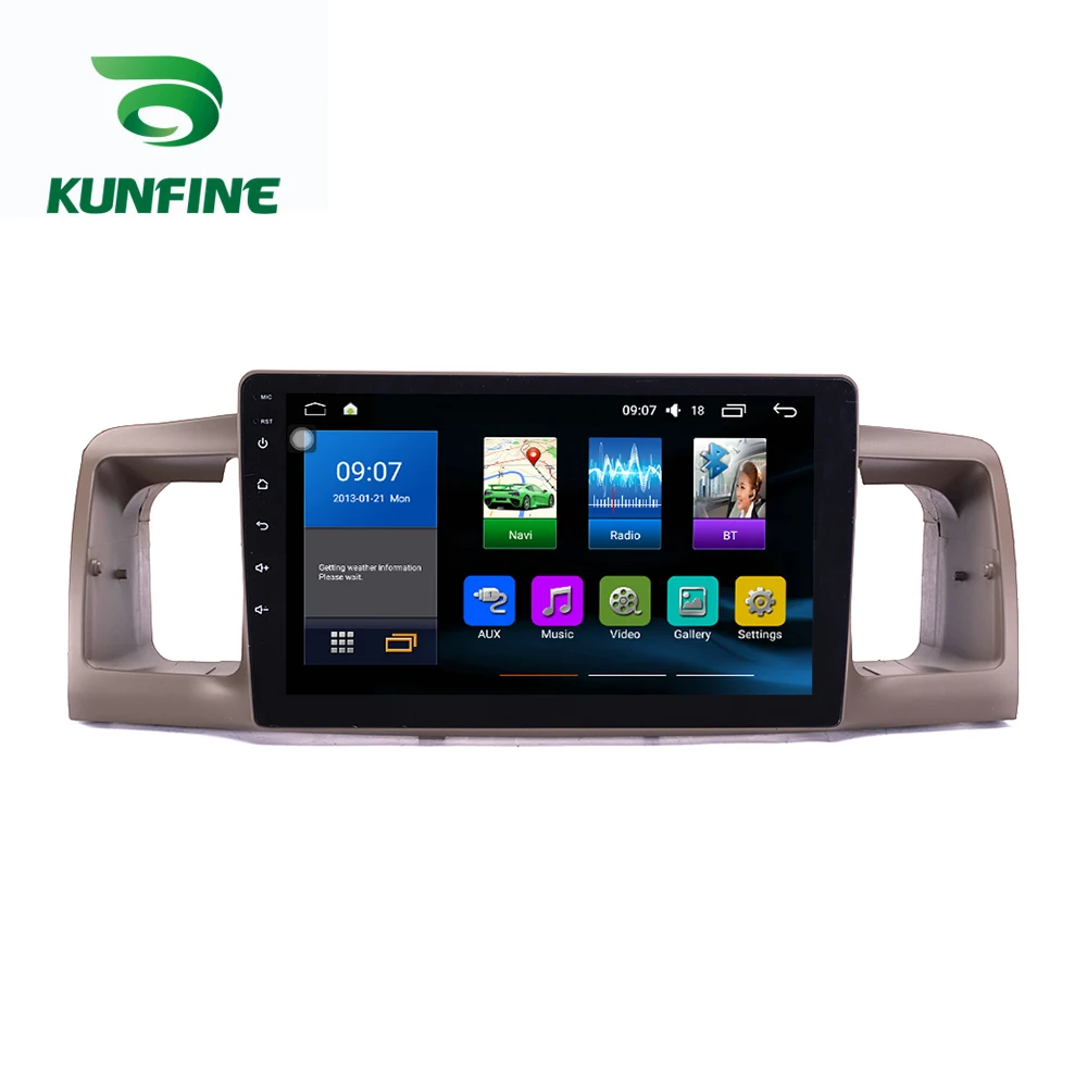 Восьмиядерный 1024*600 Android 8 1 автомобильный DVD GPS навигационный плеер Deckless стерео для