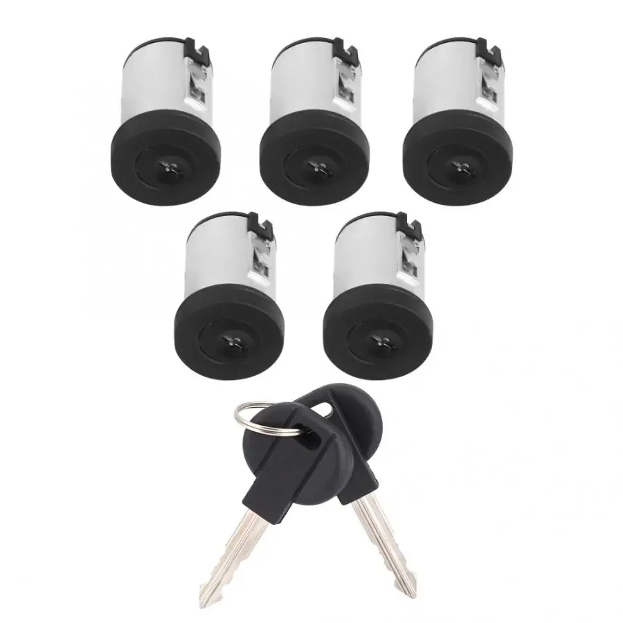 

5pcs Lock Barrels Lock Door Lock Set with 2 Keys for PEUGEOT EXPERT 806 for CITROEN SYNERGIE DISPATCH