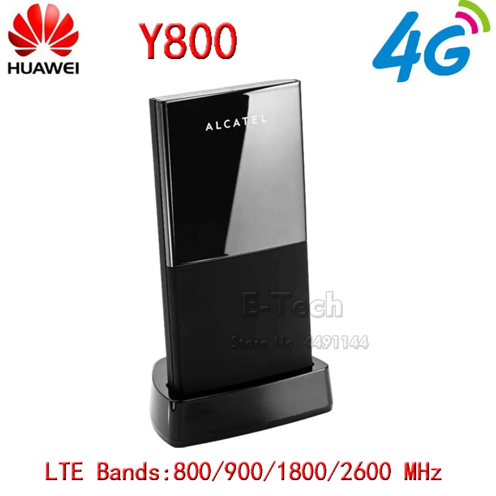 Разблокировка 100 Мбит/с Alcatel one touch Y800 4G LTE маршрутизатор FDD беспроводной 3G ключ WiFi