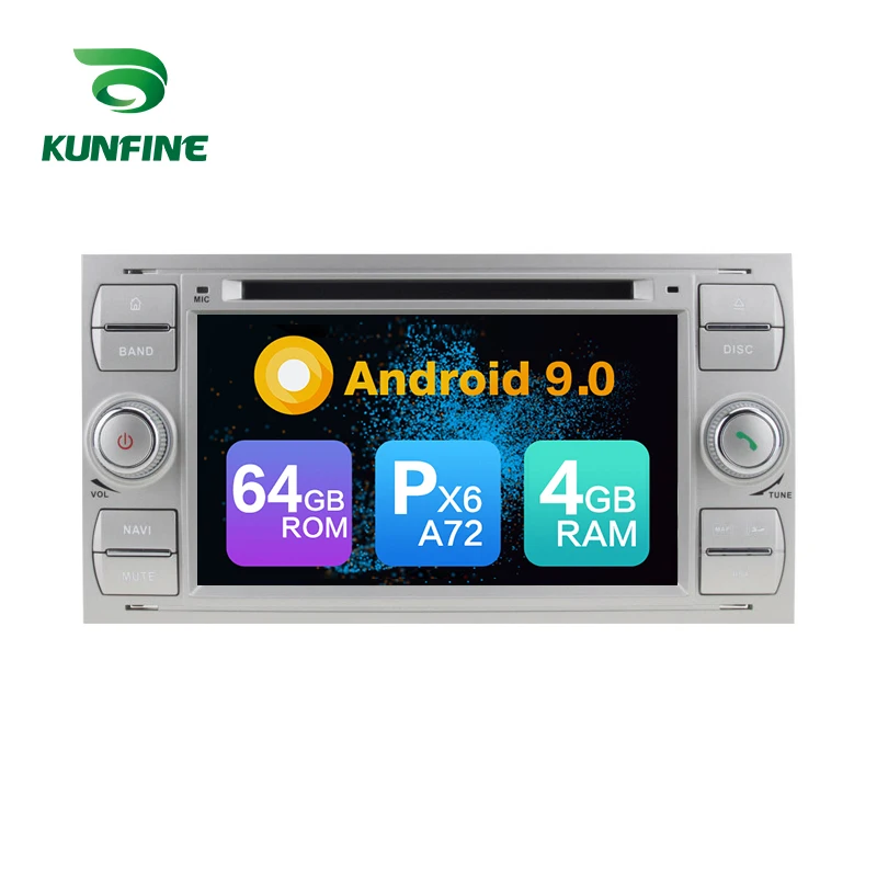 Android 9 0 Core PX6 A72 ОЗУ 4 Гб ПЗУ 64 ГБ Автомобильный DVD GPS мультимедийный плеер стерео для