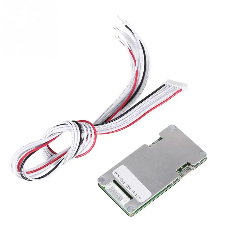 

24V 20A 7S Lithium Li-ion 18650 Battery BMS Protection Board with Balancing Tool