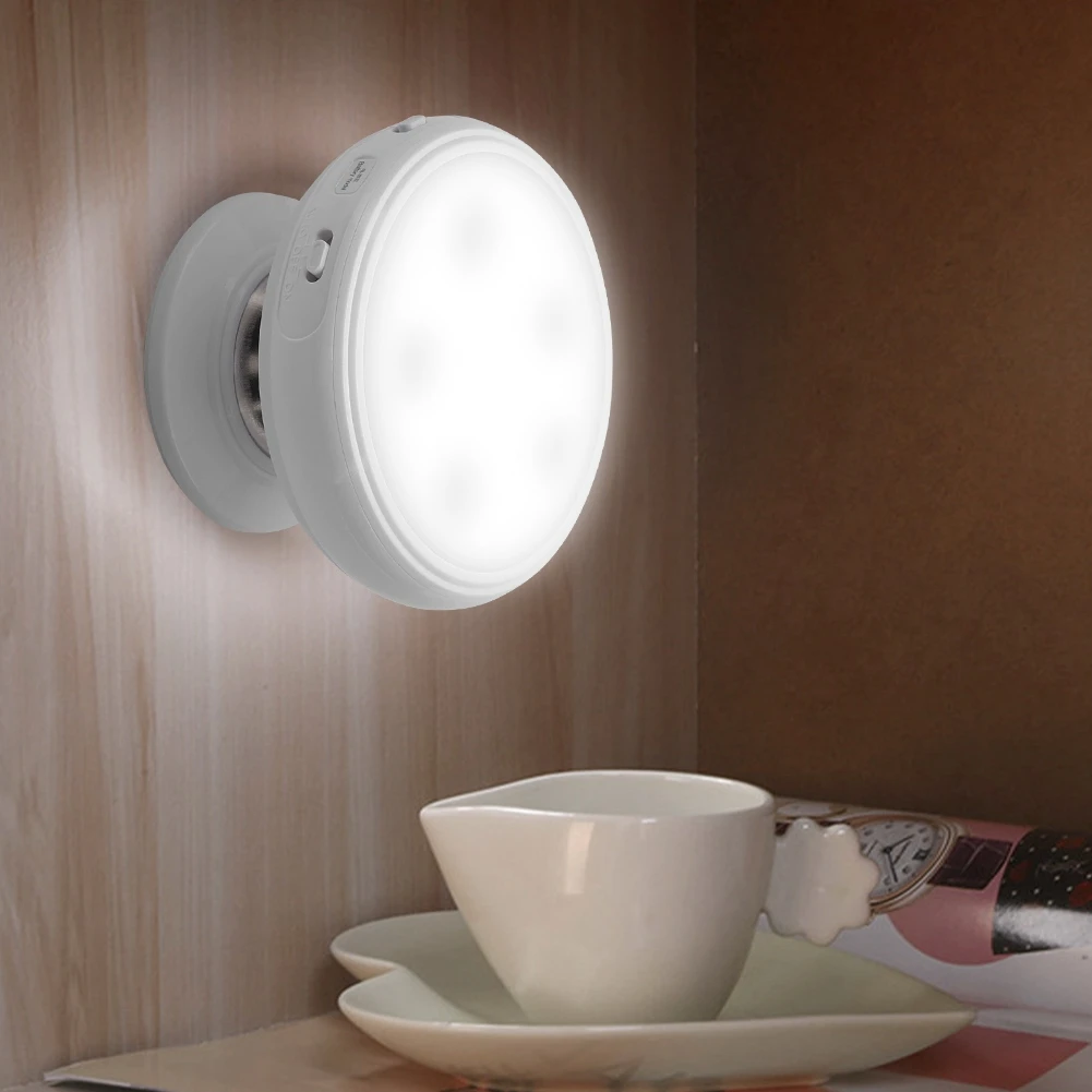 

LED Smart Wall Light Infrared Human Body Motion Sensor Sconce Lamp with 360 degree Rotation For Bedside