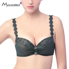 Missomo Soft Lace Women Bra Underwear Sexy VS BH Bralet Modis Sheer Push Up Bralette Plus Size Cup Brassiere Lingerie