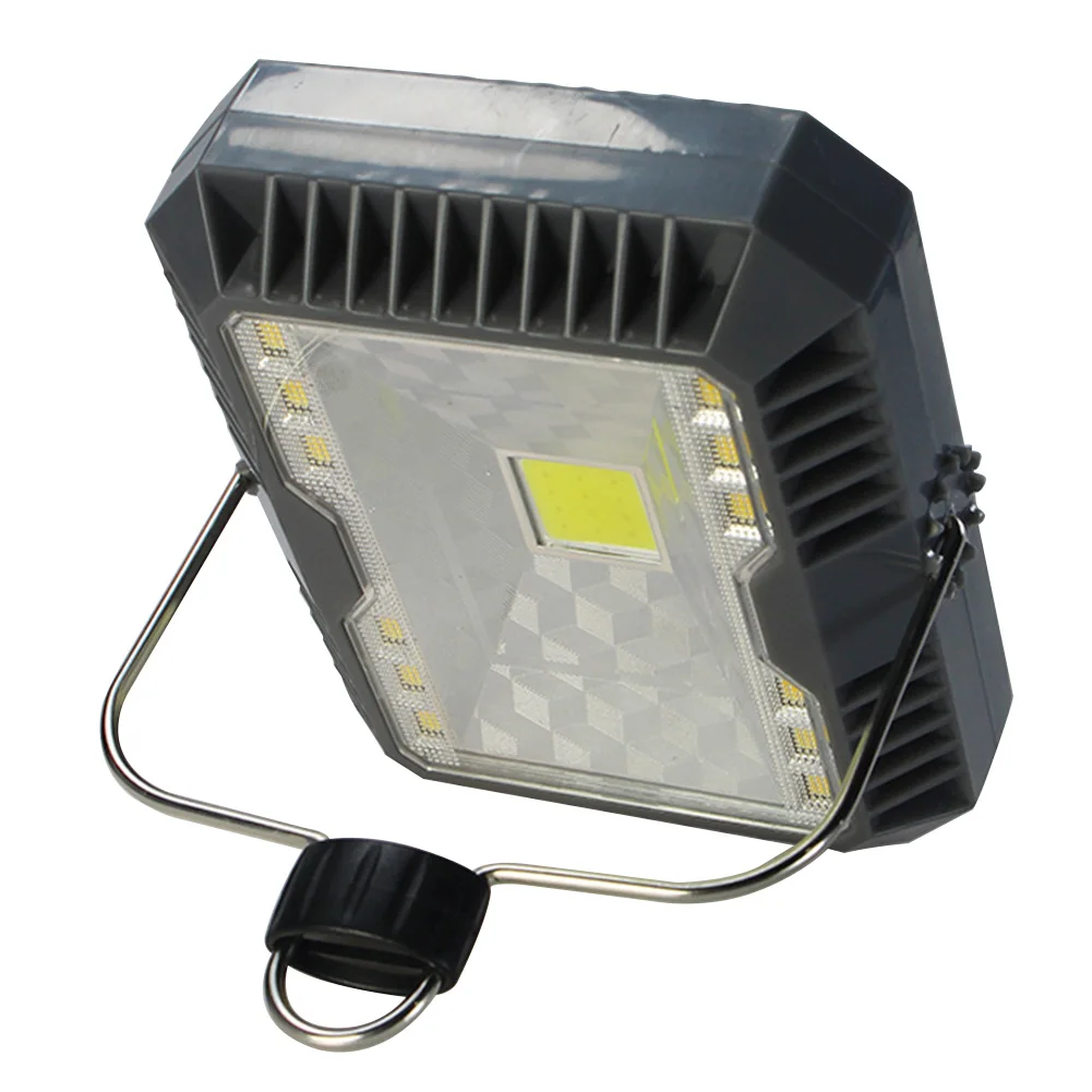 

3 Modes Tent Spotlight Outdoor COB LED Floodlight Working Light Hanging Solar Lamp Waterproof Hiking USB Rechargeable Camping