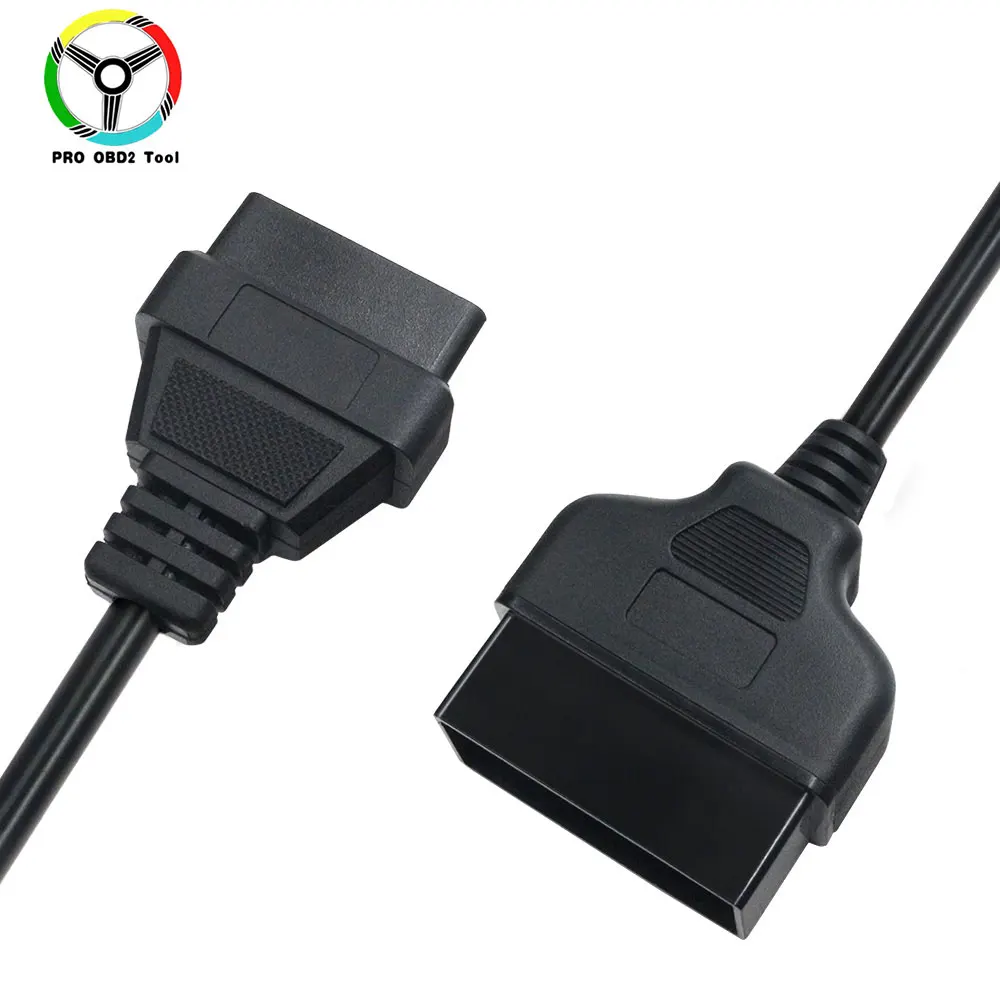 В наличии для Toyota 22Pin к OBD2 16Pin разъем адаптера OBDII 16 контактного ремонтного шнура