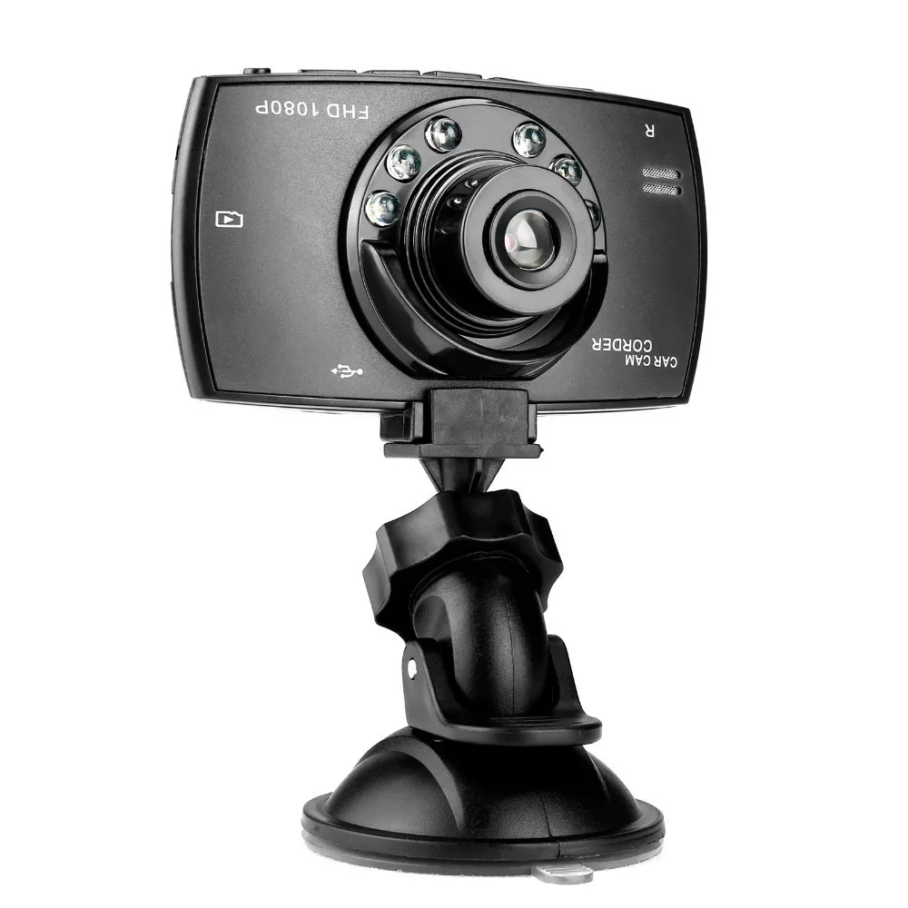 2 4 дюймов HD 1080 p * 720 тире Cam ночного видения широкий угол автомобиля dvr ЖК камера G