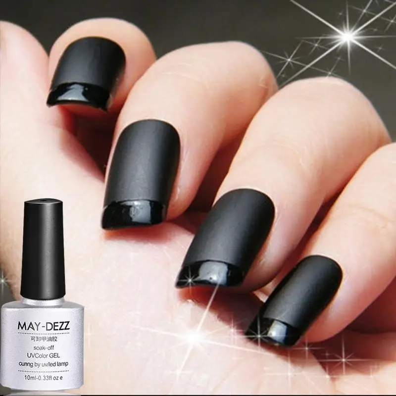 10 мл матовый гель лаки для светодио дный ногтей УФ светодиодная лампа Matt Top Coat лак
