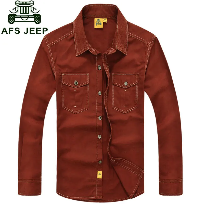 

CLOTHES 2015 Spring Autumn Fashion Men's Cotton Dress Shirts Camisa Hombre Plus Size Blouse Vestido Men Clothes Casual M~ 5XL