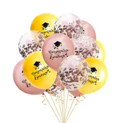 15 шт. нетоксичный практичный изысканный красивый портативный конфетти из блесток воздушный шар для выпускного дня рождения для свадьбы