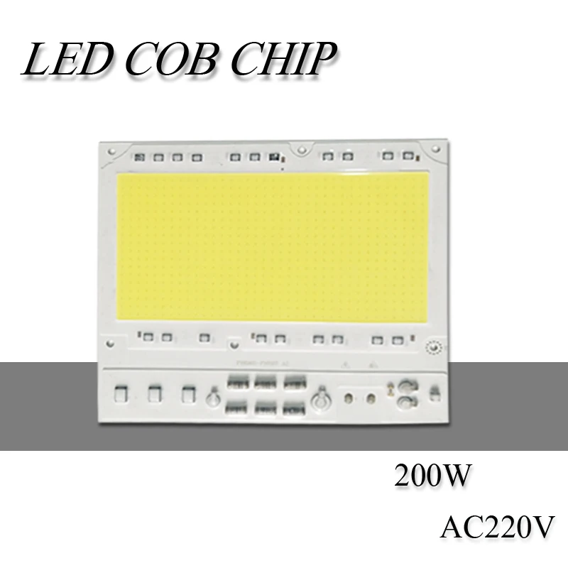 

200W Hight Power Integrated COB Chip Lamp Input Driver 220-240V Cool White for Floodlight Smart IC LED