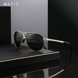 MATIC Anti-glare Polarized Retro Aviator Men's Sunglasses Driver Night Vision Chameleon Gold Eyewear Photochromic Rays ban UV400 MATIC Anti-glare Polarized Retro Aviator Men's Sunglasses Driver Night Vision Chameleon Gold Eyewear Photochromic Rays ban UV400