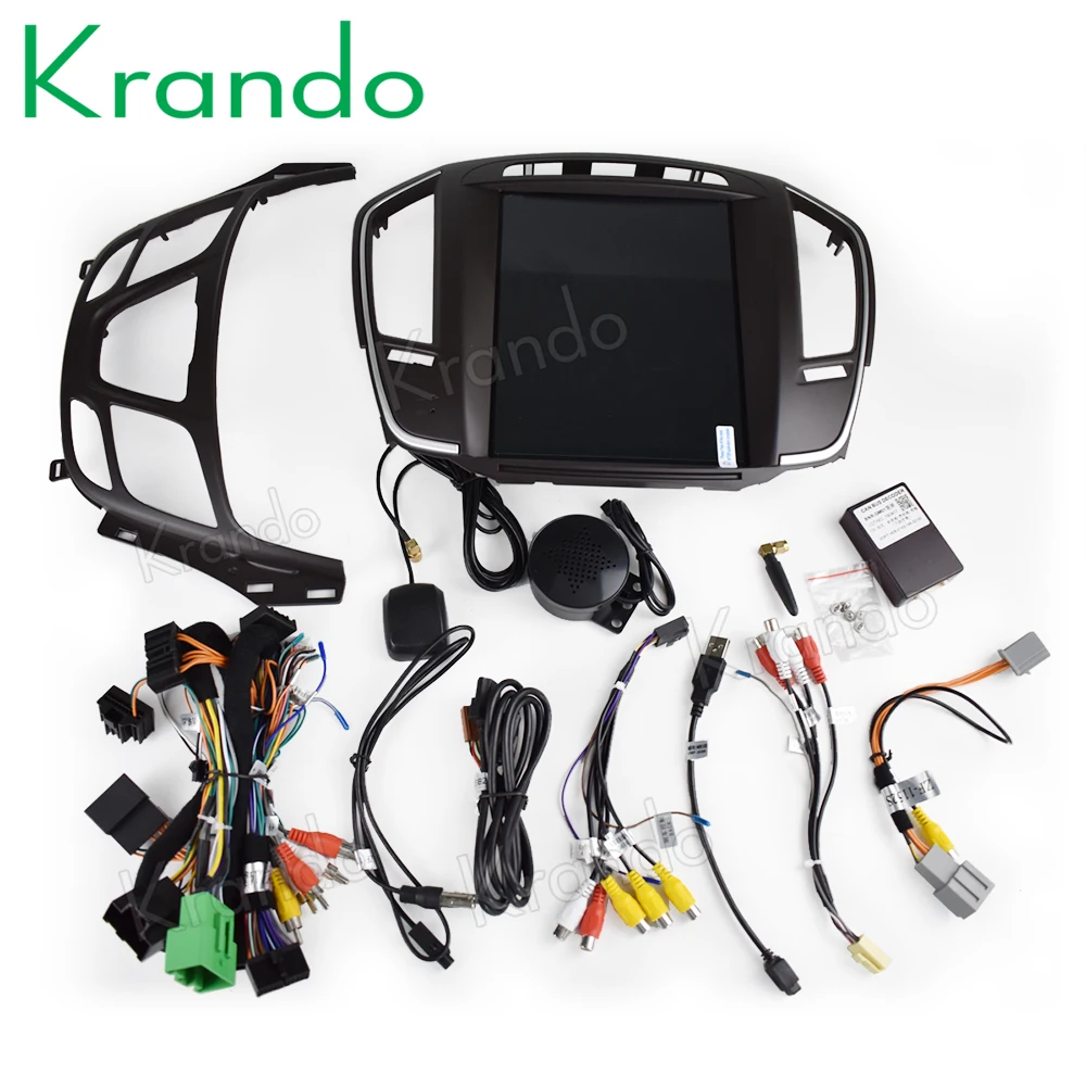 Clearance Krando Android 8.1 10.4" Tesla Vertical touch screen car radio player for Buick Regal 2014+ navigation entertainment system 3