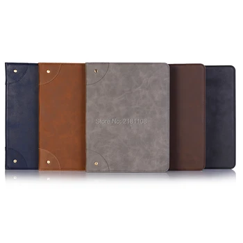 

Retro Book Cover Card Holder Flip Stand PU Leather Magnet Smart Shell Case For Apple iPad Pro 11 2018 Tablet