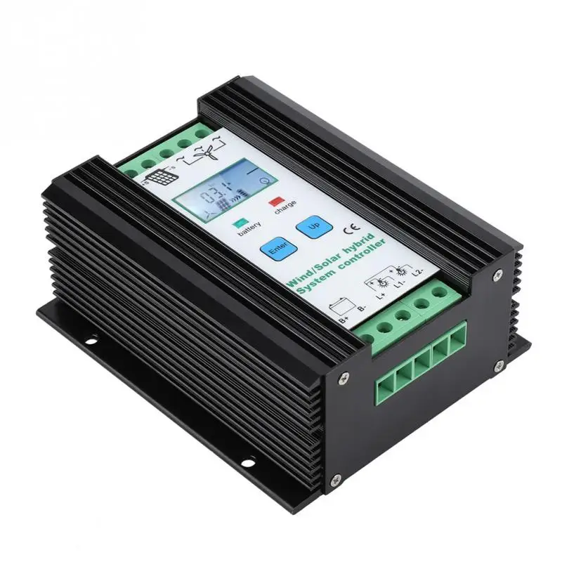 

Wind and Solar Energy Hybrid Controller Digital Intelligent Control Boost Charging Regulator