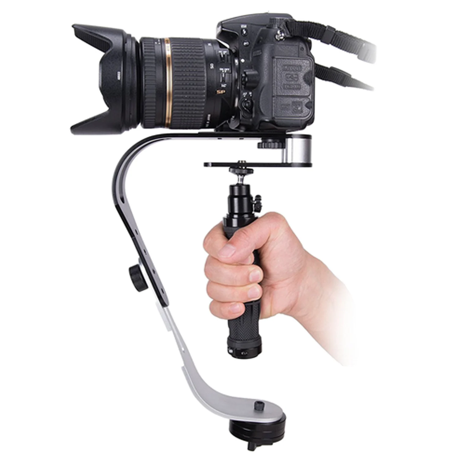 Gosear, универсальный ручной стабилизатор видеокамеры, устойчивое крепление для GoPro Canon DSLR камеры DV, аксессуары для смартфонов