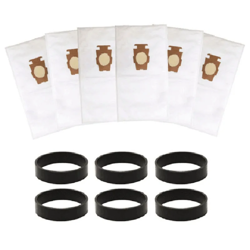 

6 Vacuum Dust Bags + 6 Belts For Kirby Sentria 204808/204811 G10 G10E Household
