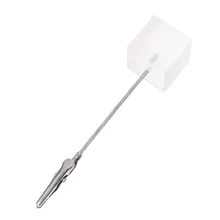 PPYY-квадратный держатель для заметок бумажный зажим для заметок-прозрачный белый