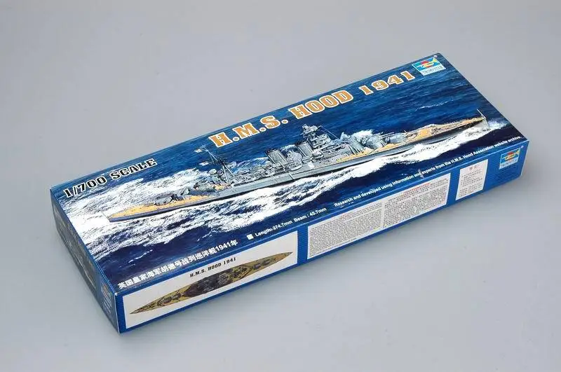 

Trumpeter 1/700 05740 HMS Battle Cruiser Hood 1941