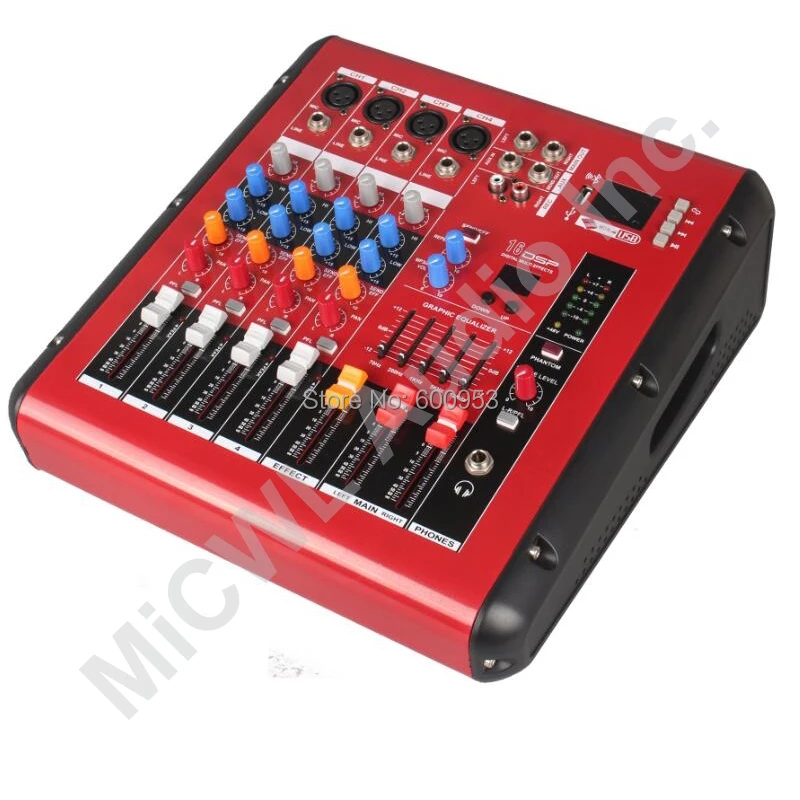 Pro Red 4 Channel 800W watt Karaoke Stage Power
