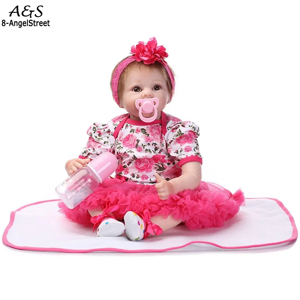Детские мягкие силиконовые реалистичные с одеждой Reborn Baby Doll красный от 2 до 4 лет