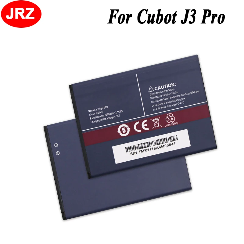 JRZ лот = 10 шт. для телефона Cubot J3 Pro/J5 аккумулятор 3200 мАч Высокая емкость 3 8 в высокое