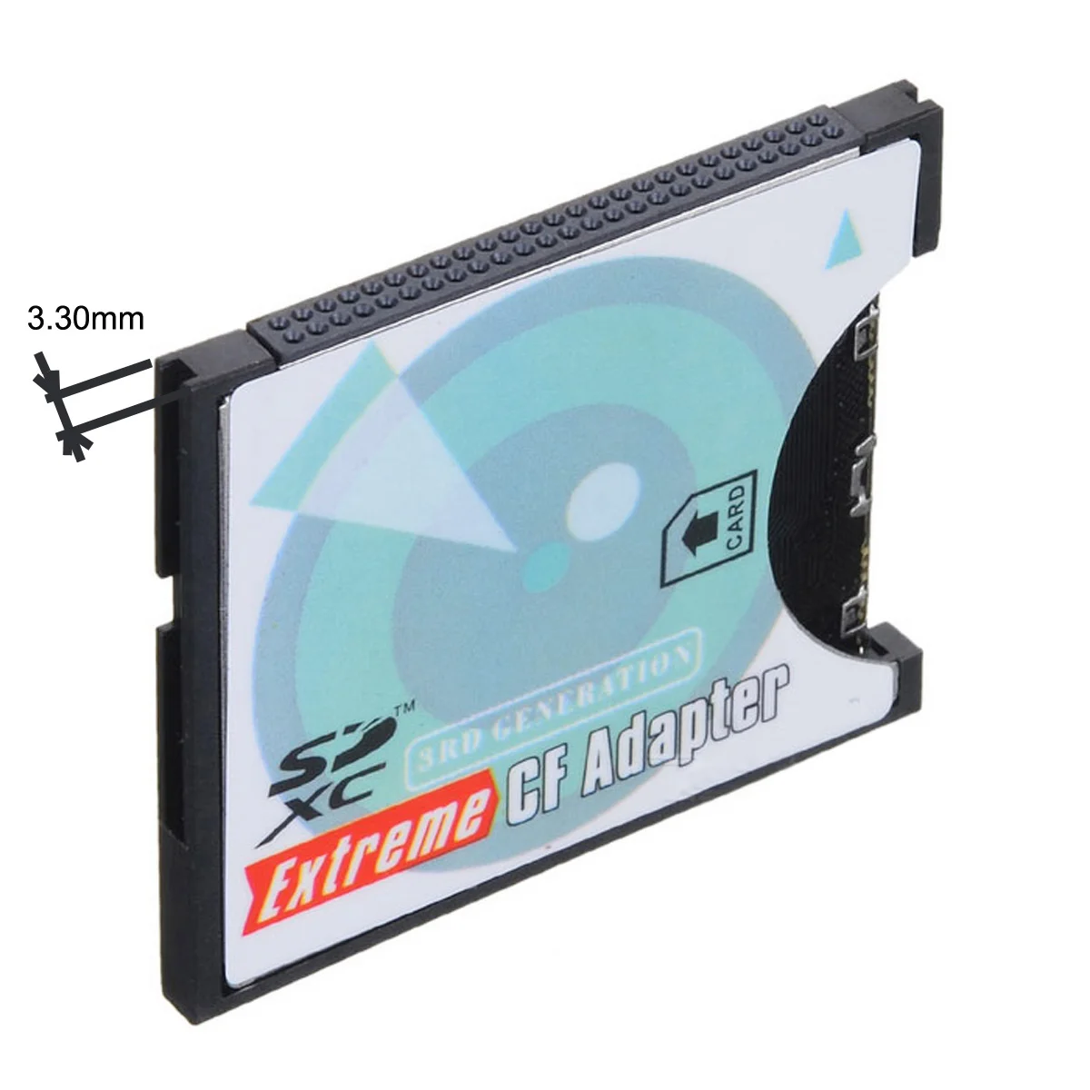 

Адаптер для карт памяти SD, SD, SDHC, SDXC, CF, Type I, высокоскоростной, компактный, флеш-накопитель SD, TF