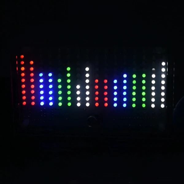 160 шт Led DIY FFT1625 цифровые часы музыкальный спектр электронный комплект с температурным дисплеем с корпусом 5 цветов