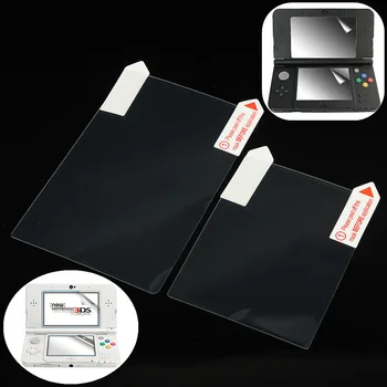 

3 in 1 Clear Top & Bottom LCD Cover Film For New Nintend 3DS Up screen protector+Touc h screen protector+Cleaning Cloth