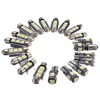 

Autoleader 20pcs 12V Car White Interior Lamp LED Reading Spare Light Set for Audi A4 S4 B8 avant 2009-2015 60-130Lm