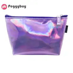 Портативный Для женщин органайзер для макияжа Мода PU дамы хранения сумки для девочек кошелек сумка блестящие большой Ёмкость