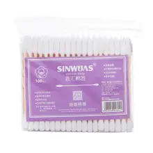 Здоровья материал удобные инструменты тампоны для очистки 5 см средства ухода за мотоциклом двойной и мягкие уши 100 хлопок 7 тампон головы нос шт/уп