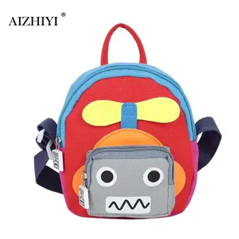 

Fashion Children Princess Cute Canvas Ki Girls Cartoon Robot Shoulder Messenger Handbags Casual Crossbody Small Satchel Bags