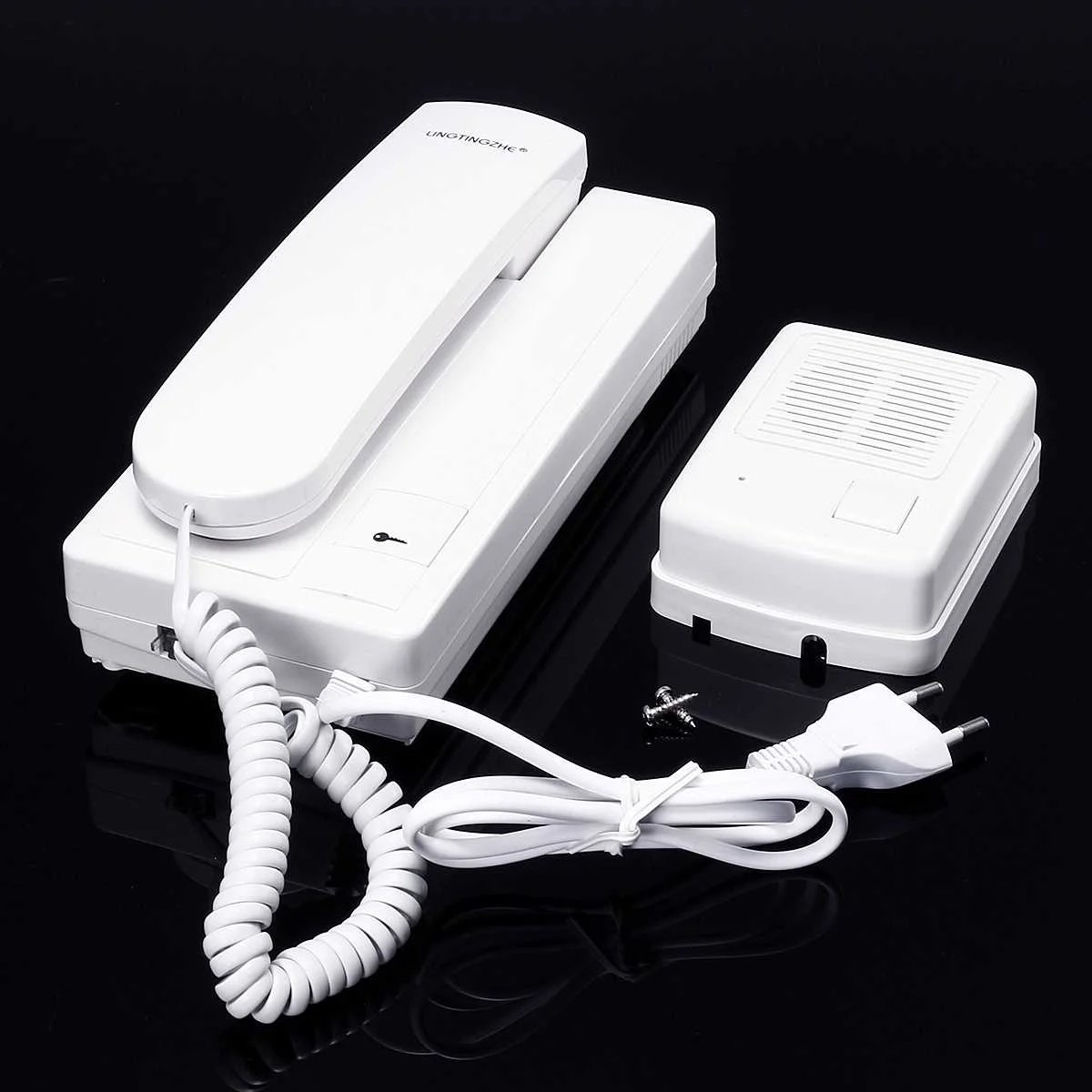 

12V Audio Intercom Doorbell Phone Entry System Kit for Flats Houses Apartment Access Control Lock Household Security Supplies