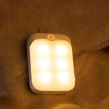 Управляемый через USB светодиодный свет для шкафа подзарядка светодиодный датчик под шкаф свет ночник для кухни шкаф для спальни