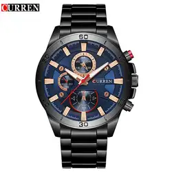 Curren 8275 Новый 2019 лучший бренд класса люкс часы для мужчин Relogio Masculino кварцевые часы модные повседневное сплав наручные