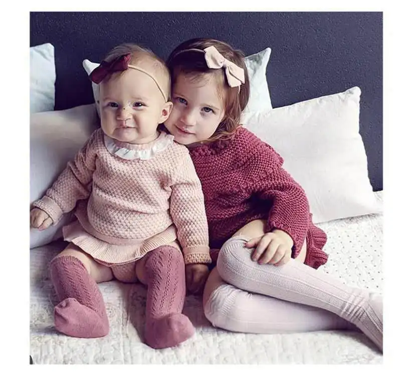 

Cute Baby Girls Clothes Sets For Children High Quality knitted Long Sleeve sweaters+pants 2pcs set Toddler girls clothing 0-24m