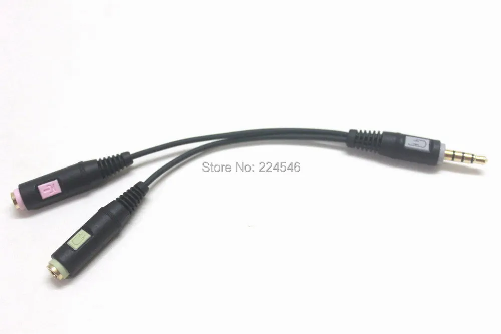 Оригинальный PCV 05 комбо аудио адаптер стерео разъем для Senn heiser PC 151 310 320 330 PC|Кабели