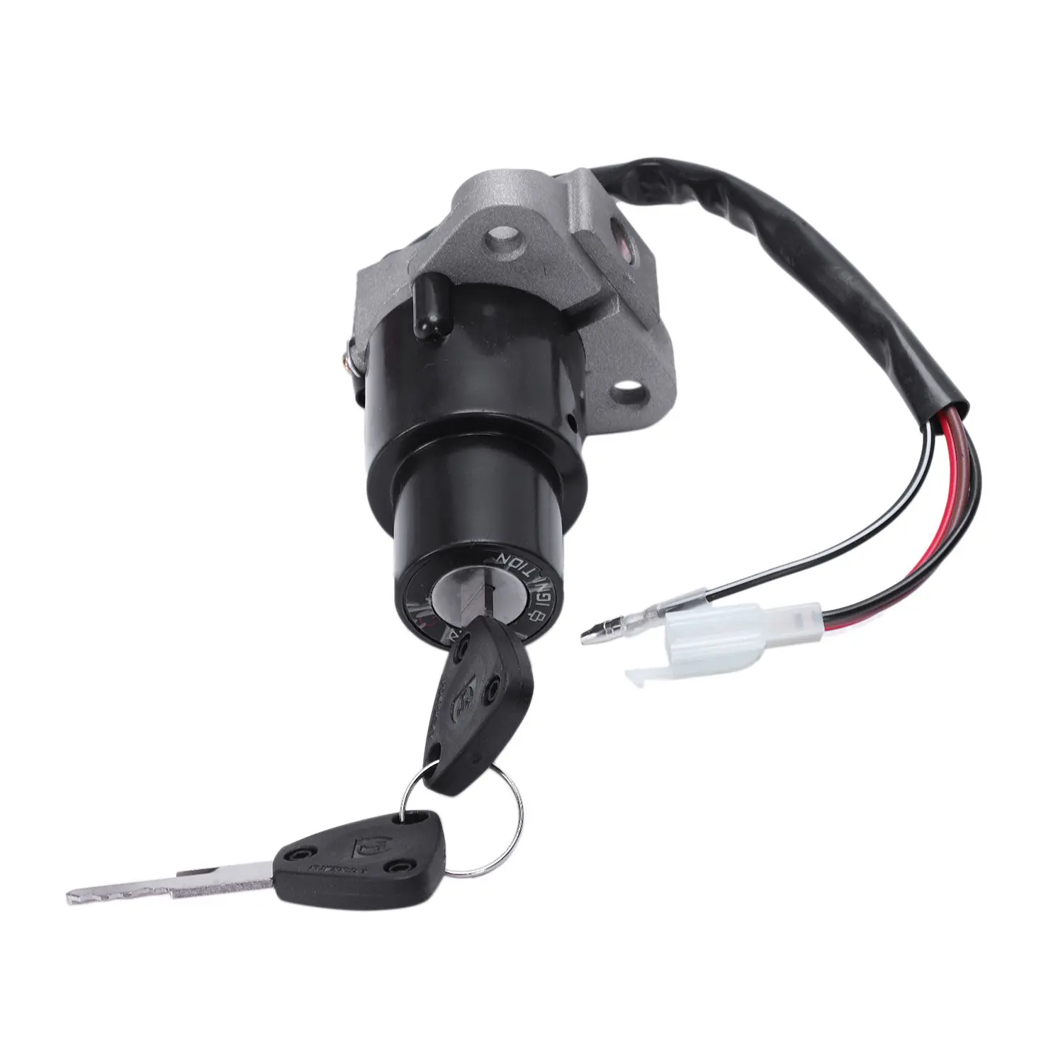 

Motorcycle Ignition Switch Lock Assembly 3-Pin With Keys Fit For Yamaha DT 125 R/TZR 250/XT 350/XT 600